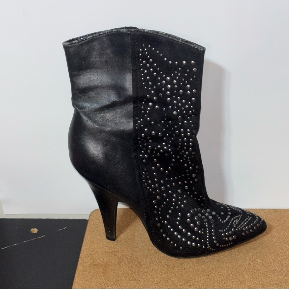 3/$15 Call It Spring Black Studded Ankle Boots Size 7 - Picture 2 of 11